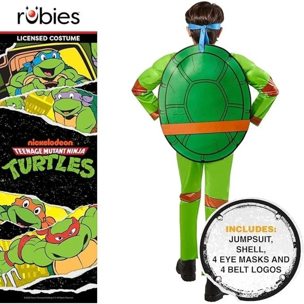 Rubies - Teenage Mutant Ninja Turtles 4 in 1 Costume - Child Medium (8)